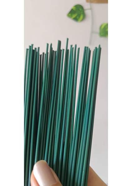 Yeşil 30 cm Çiçek Teli – 10’lu Paket