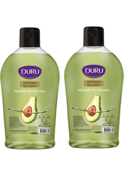 Duru Avokado Organik Zeytinyağlı Sıvı Sabun, 1500 Ml, 2&apos;li Paket fiyatları
