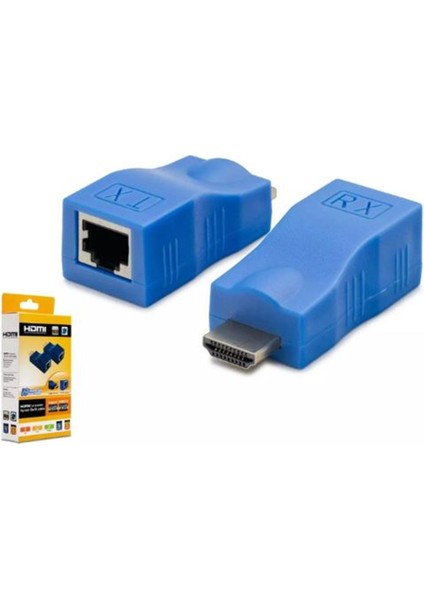 HDX1274 30M HDMI Extender Receive x (Giriş) Mavi