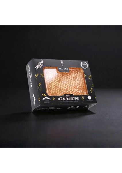 500 gr Hakiki Petekli Çiçek Balı | TA17.5+ | 900 Prolin | Erzincan - Kemah | Doğal Petekli Çiçek Balı