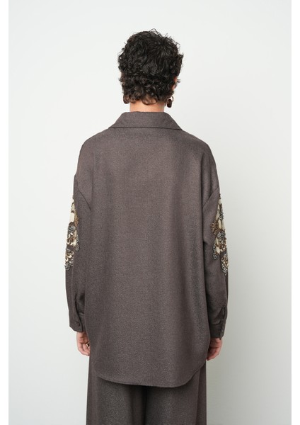 Kadın Nakış Işlemeli ve Boncuk Işlemeli Düz Renk Ceket fiyatları