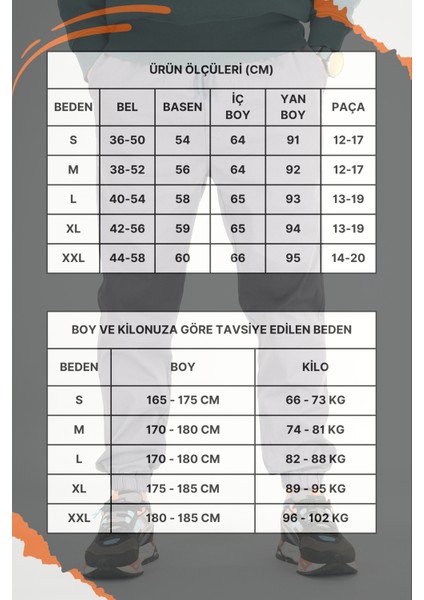 Erkek Füme Jogger Pantolon Rahat Kesim Pamuklu Lastikli Paça Ipli fırsatları