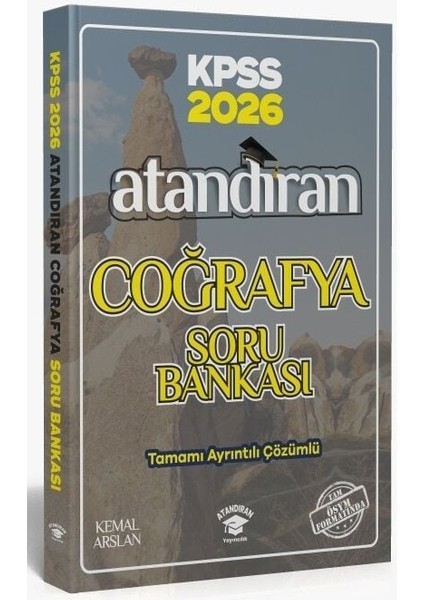 Atandıran 2026 Kpss Coğrafya Soru Bankası Çözümlü - Kemal Arslan