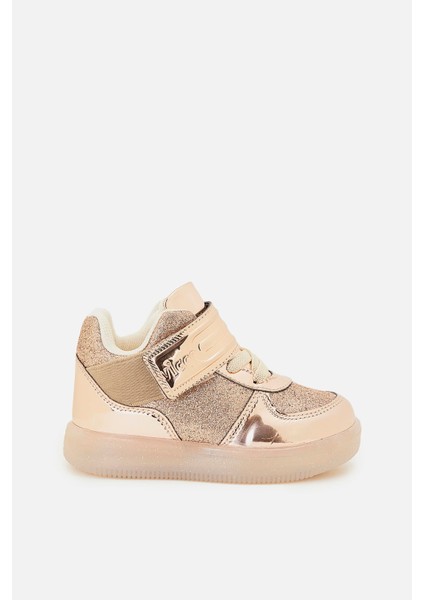 Mimi Işıklı Kız Çocuk Altın Bot