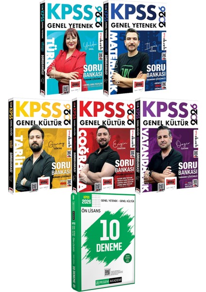 2026 Kpss Türkçe Matematik Tarih Coğrafya Vatandaşlık Soru - 2026 Kpss Ön Lisans Çözümlü 10 Deneme
