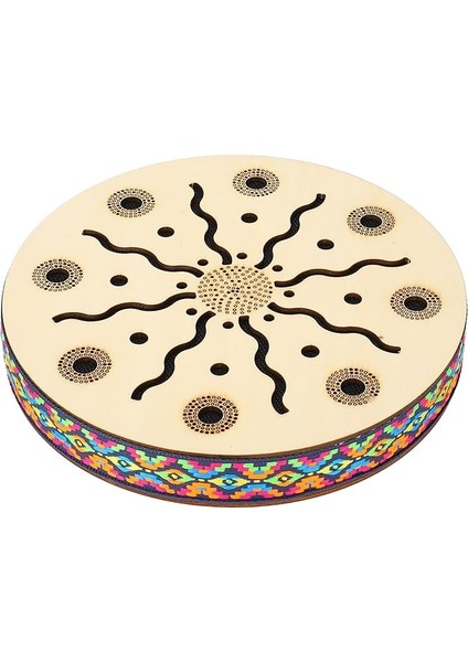 Dalgası Drum 8 Inç Taşınabilir Akçaağaç Ahşap Okyanus Ses Perküsyon Enstrümanı Müzikal Sınıf ve Aile Toplantıları