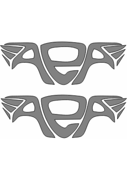 Altın Elbiseli Adam 2 Adet Kask Pc Leptop Motorsiklet Sticker 12*4cm 2 Adet Metalik Gold