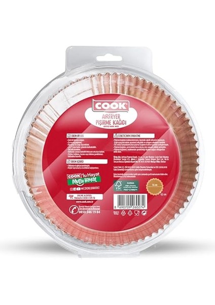 Airfryer Pişirme Kağıdı Standart 16 cm x 25 Adet fiyatları
