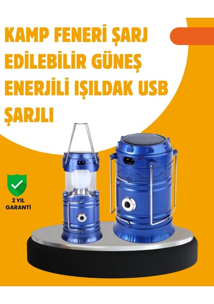 Buğz USB Şarjlı Çok Fonksiyonlu Kamp Feneri – Taşınabilir ve Dayanıklı