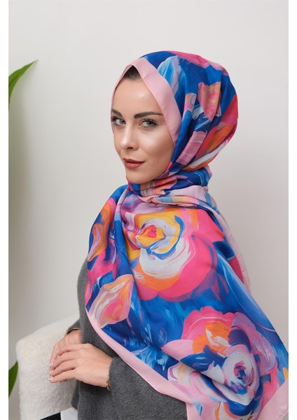 Floral Akrilik Desenli Dijital Soft Şal indirimleri