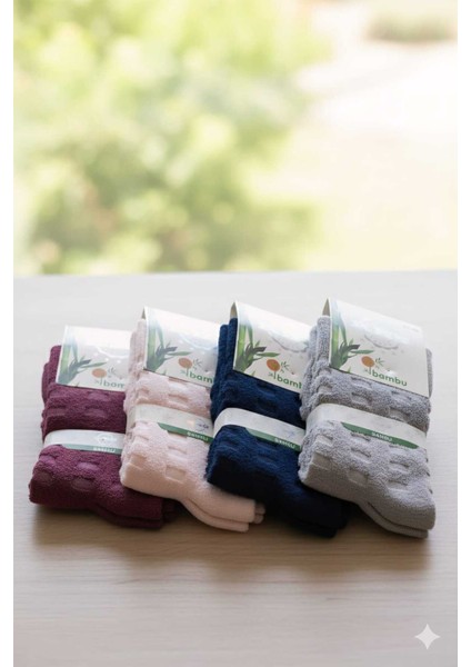 Bambu Çorap Yıkamalı Dış Havlu Görünümlü (%90 Bambu) fiyatları