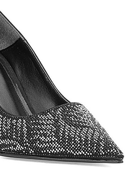 (Park Moda) Damla Taş Detaylı Topuklu Kadın Ayakkabı Siyah modelleri