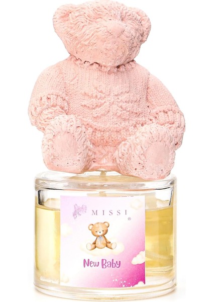 100 ml Pembe Ayıcık Seramik Taşlı New Baby Oda Kokusu
