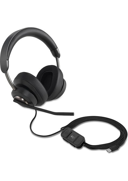 H2000 Kulak Üstü Usb-C Mikrofonlu Kulaklık, Windows ve Mac Uyumlu, Gürültü Önleme, Tak ve Çalıştır Bilgisayar Kulaklığı, Uzun 1,8 M Kablo, K83451WW