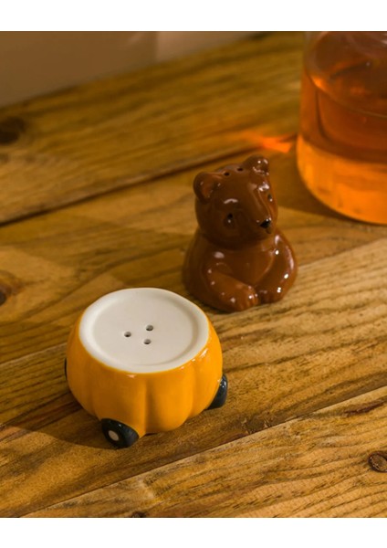 Karışık Ayıcık Figürlü Seramik Tuzluk ve Biberlik fiyatları