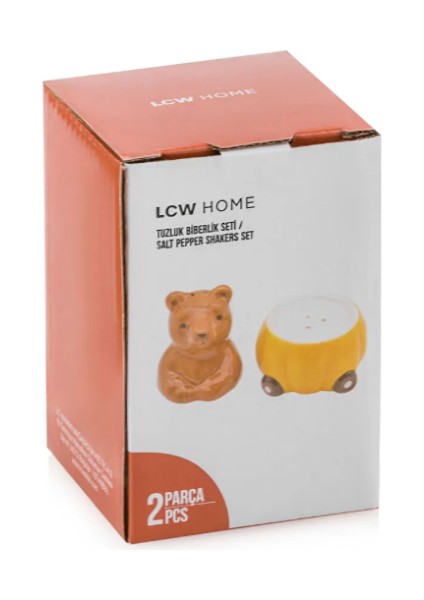 Karışık Ayıcık Figürlü Seramik Tuzluk ve Biberlik indirimleri