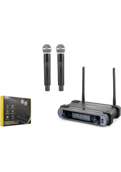 HDX2793 Kablosuz 4-Mikrofon Vhf Siyah