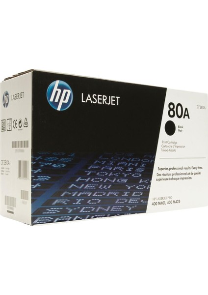 80A Black Siyah 2.700 Sayfa Toner CF280A
