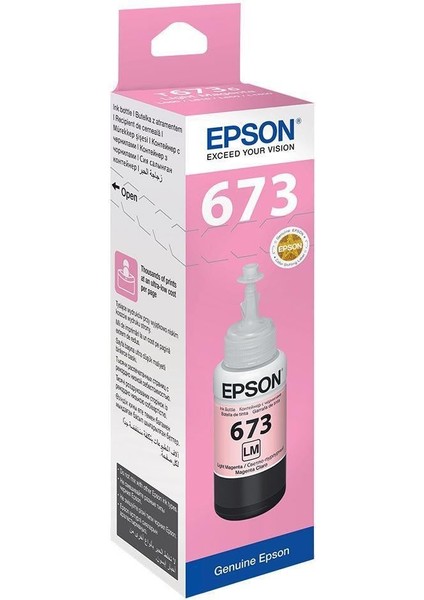 T6736 Light Magenta Açık Kırmızı Şişe Mürekkep T67364A