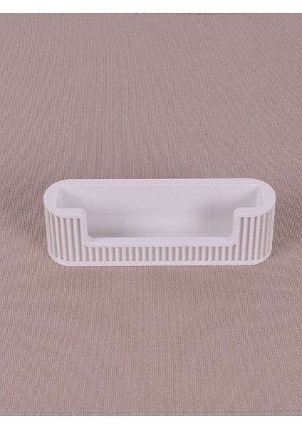 3D Baskı Kartvizit Standı Beyaz Masaüstü Şık Ofis Organizer Kartlık Kart Tutucu Aparat fırsatları