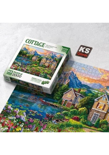 By The Lake 2000 Parça Puzzle -Ks Puzzle fiyatları