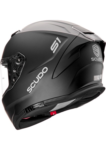 S1 Full Face Kapalı Güneş Vizörlü Motosiklet Kaskı Ece 22.06 Sertifikalı Mat Siyah modelleri