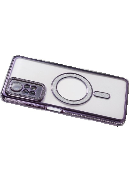 CPT05 Xiaomi Redmi Note 12 Pro 4g Joke Simli Magneticsafe Kılıf - Derin Mor fırsatları