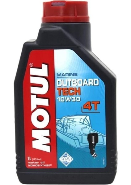 Marine Outboard 4 Zamanlı 10W30 Deniz Motoru Yağı 1l