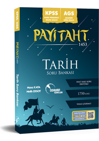 2026 Kpss Ags Payitaht Tarih Soru Bankası (1750 Soru)/video Çözümlü