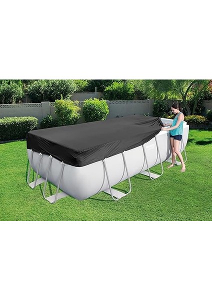 4,04M x 2,01M)/13'3" x 6'7"(4,04M x 2,01M)/13'6" x 6'7"(4,12M x 2,01M) Dikdörtgen Havuz Örtüsü fiyatları