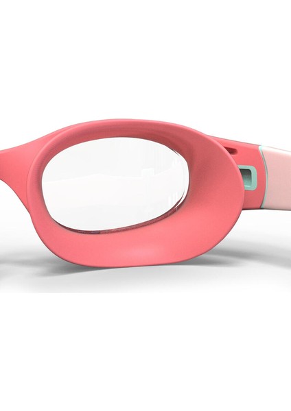 Yüzücü Gözlüğü - Küçük Boy - Pembe/Turkuaz - Şeffaf Camlar - Soft indirimleri