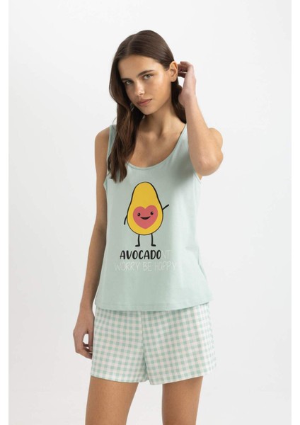 Pijama Takımı Baskılı Atlet-Fall In Love Üst Fall In Lovefall In Love C1761AXGN1113MC fiyatları