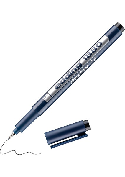 1880 0.6 mm Teknik Çizim Siyah