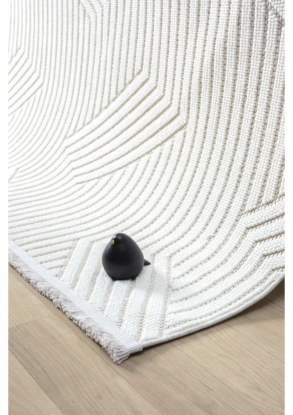 Beyaz Krem Bukle Yumuşak Dokulu Bukleli Halı Kilim Salon Mutfak Koridor Yolluk Dokuma Makine Halısı