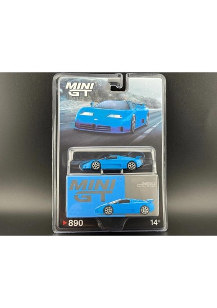 Bl 890 Bugatti EB110 Super Sport Blue 1/64 Model Araba