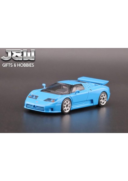 Bl 890 Bugatti EB110 Super Sport Blue 1/64 Model Araba modelleri