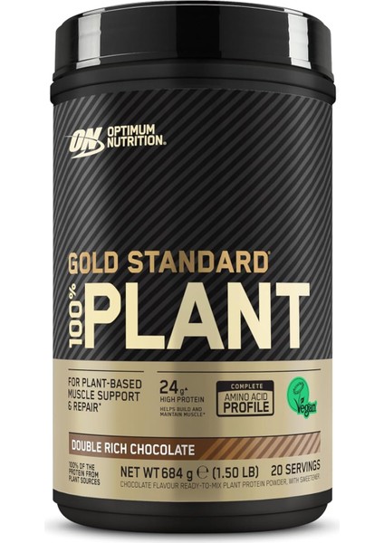 On Optimum Nutrition Gold Standard Plant Protein Çikolata Aromalı 684G 20 Servis fiyatları