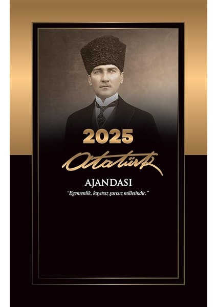 Kelebek 2025 Atatürk Ajanda - Kalpaklı