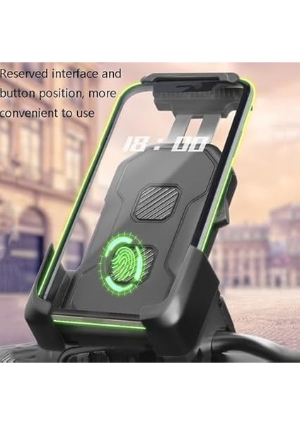Bisiklet Motosiklet ve Scooter Için Gidon Uyumlu Telefon Tutucu Orjinal Malzeme Yüksek Kalite 360 Derece Dönebilen Universal Modellere Uyumlu Kolay Kurulum ve Kullanım CZ027 (CZ027) fırsatları