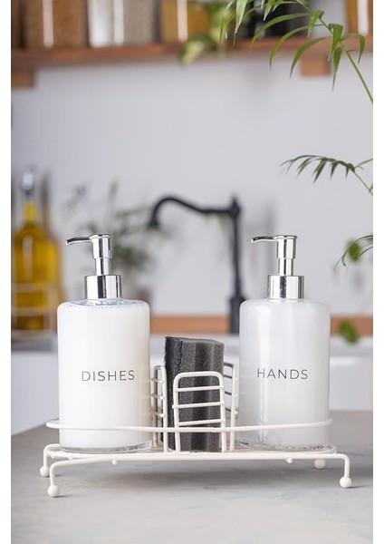 Novy Standlı 2'li Sıvı Sabunluk (White) fırsatları