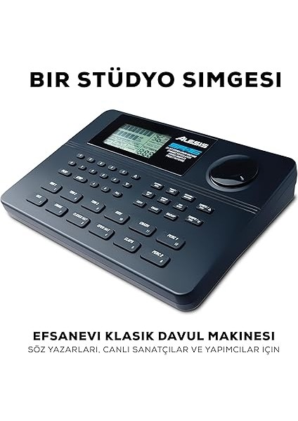 Sr-16 - Stüdyo Kalitesinde Bağımsız Klasik Davul Makinesi, 200+ Ses Kütüphaneli, Performans Odaklı Giriş/çıkışlı ve Dahili Efektli, Siyah fiyatları