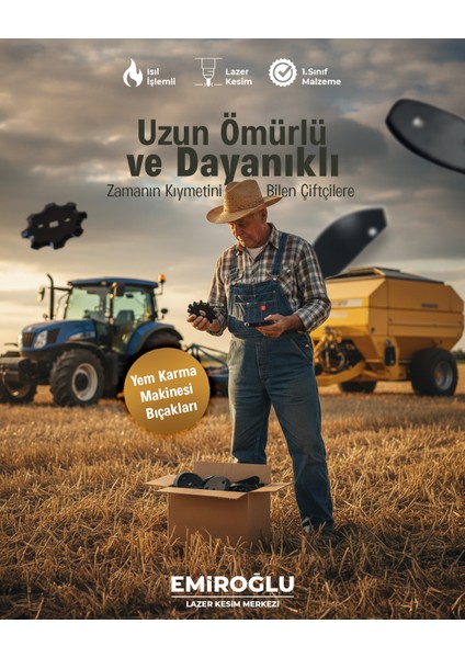 D Tipi Balta Yem Karma Makinası Bıçağı modelleri