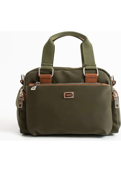 Sanmorris Glc Suya Dayanıklı Çok Bölmeli Krinkıl Çanta Kol Çantası Omuz 4017