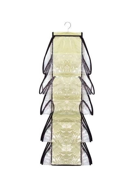 10 Bölmeli Dolap Içi Şeffaf Çanta Organizeri modelleri