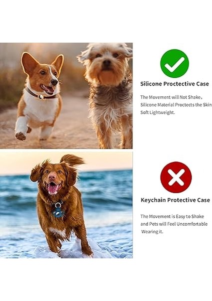 Silikon Kılıf Evcil Hayvan Tasmasına Takılabilir Arkası Kapalı Düşmez Kopmaz Yıkanabilir (Beyaz) fiyatları