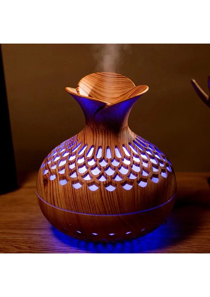 Volkanik Tasarım 300 ml Ultrasonik Sessiz Hava Nemlendirici Aroma Difüzörü