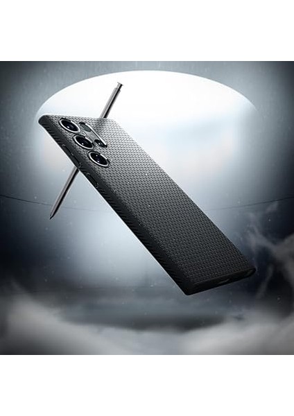 Galaxy S23 Ultra ile Uyumlu Kılıf Liquid Air Matte Black - ACS05614 modelleri