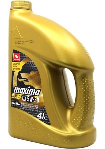 Petrol Ofisi Maxima Cx 5W/30 4 Lt Tam Sentetik Partiküllü Motor Yağı modelleri