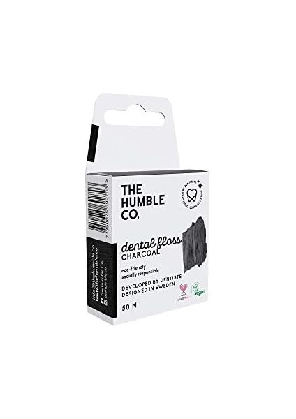 The Humble Co. Organik Diş Ipi, Kömürlü 50 M 1 Paket