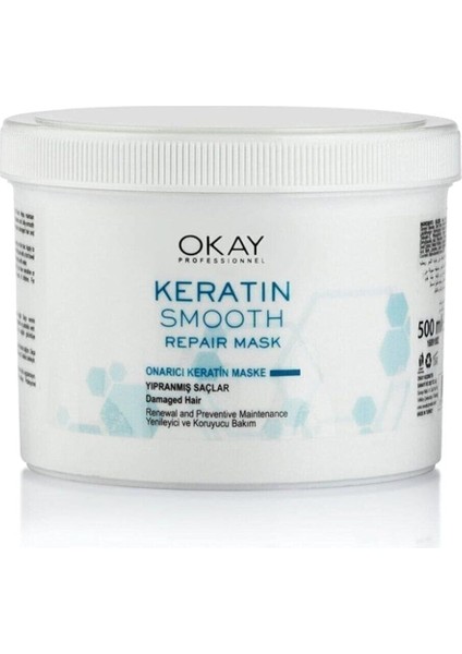 Keratin Smooth Repair Mask 500 Ml.